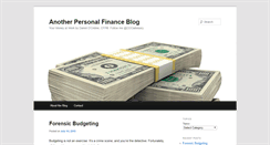 Desktop Screenshot of anotherpersonalfinanceblog.com