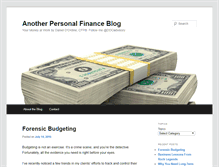 Tablet Screenshot of anotherpersonalfinanceblog.com